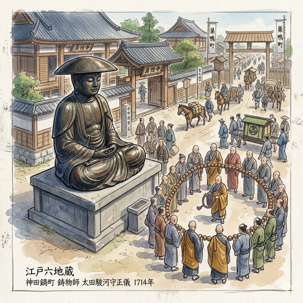 眞性寺「江戸六地蔵」——中山道の霊的ゲートウェイと境界統治