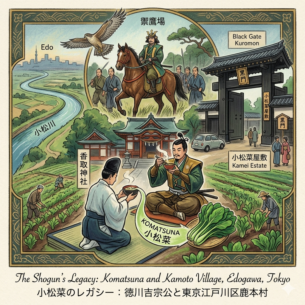 Le Shogun et le Komatsuna : L’empreinte politique sur le terroir