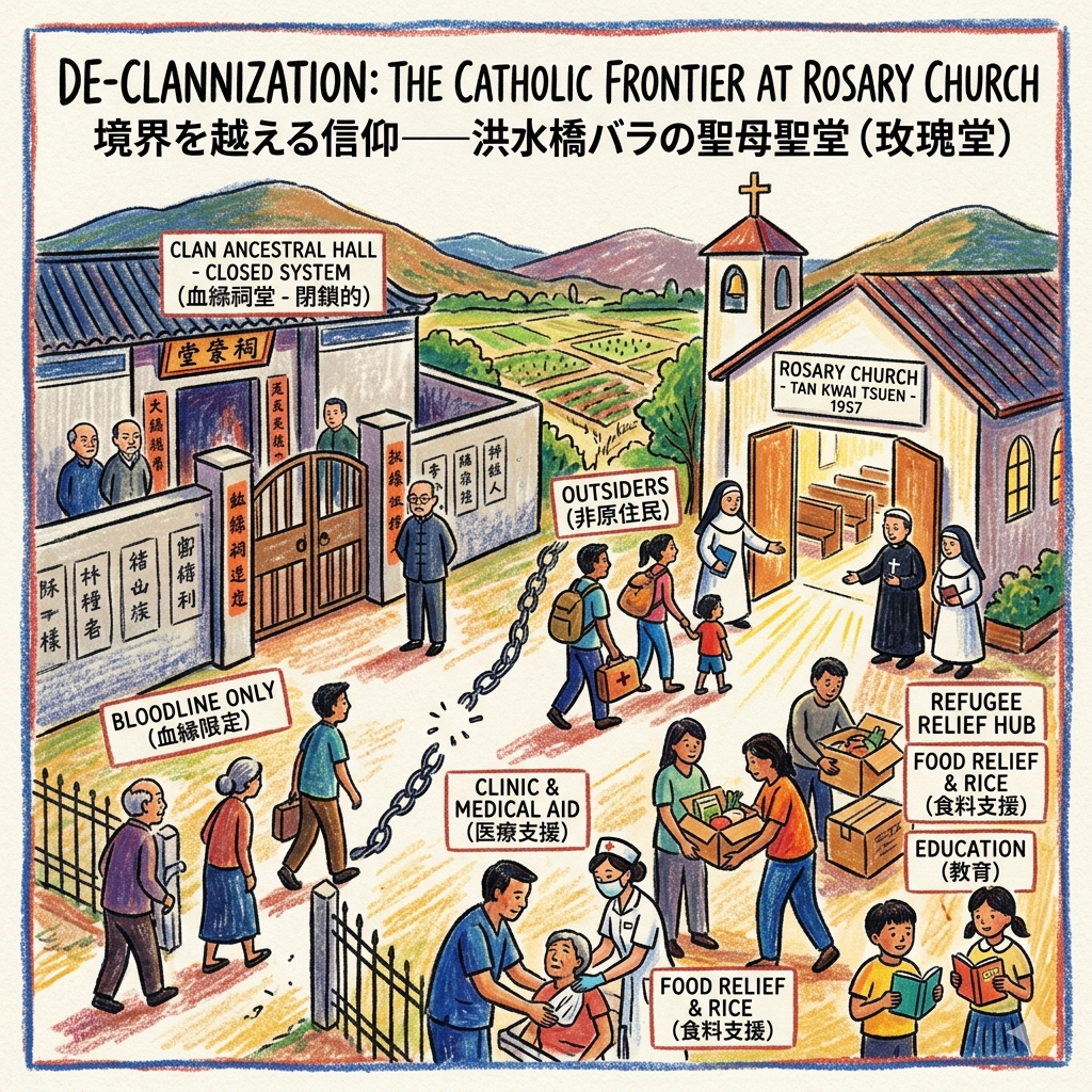 L'Église du Rosaire : La dé-clannisation par la foi