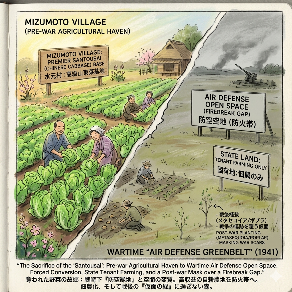 The Sacrifice of the "Santousai": From Vegetables to Air Defense