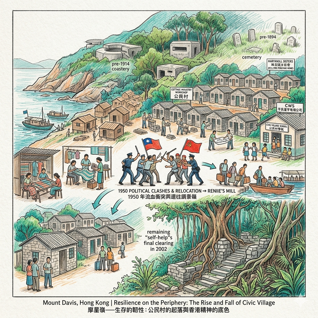 Le Village Civique : Résilience et racines dans l'habitat précaire