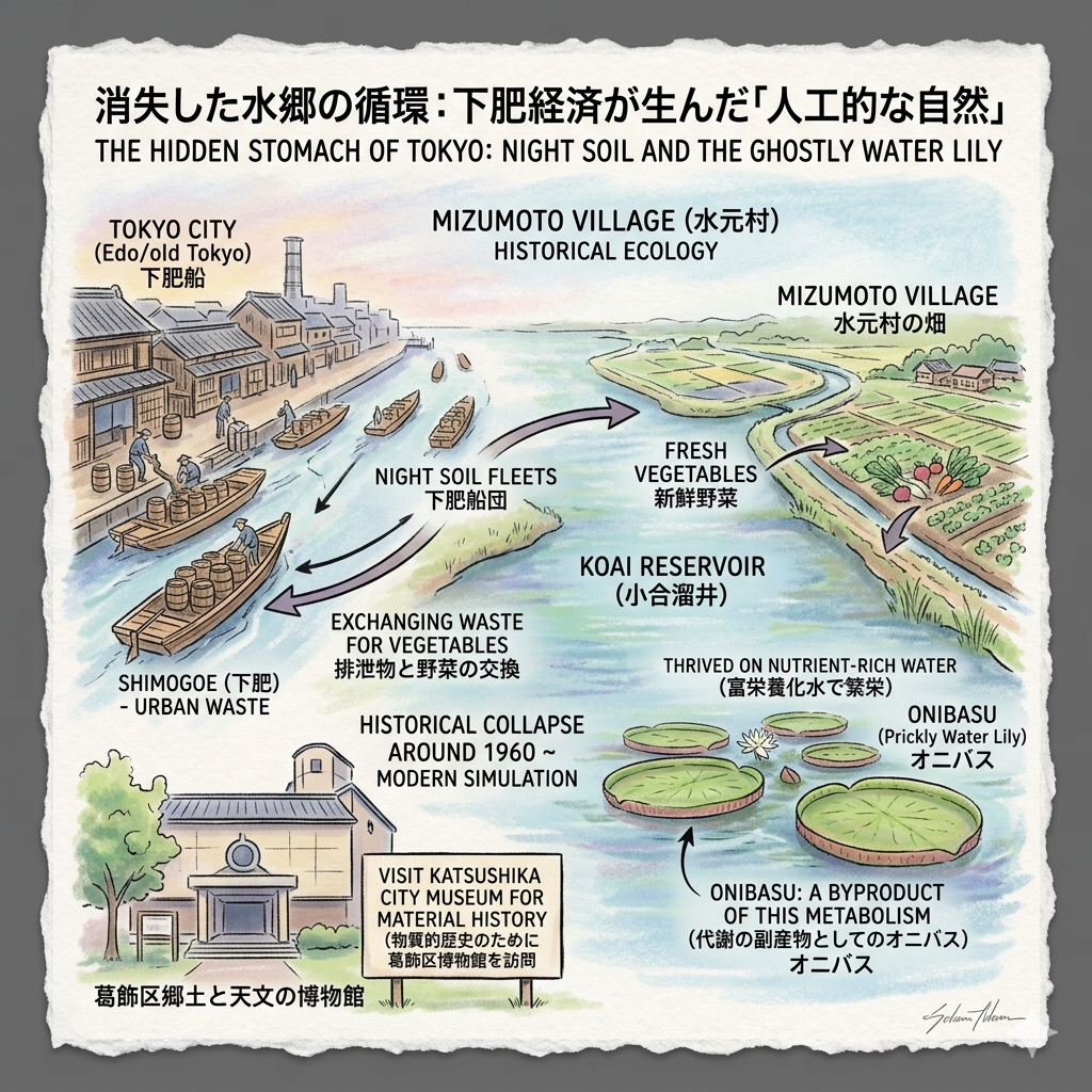 消失的水鄉循環：下肥經濟與鬼蓮的「人工生態」