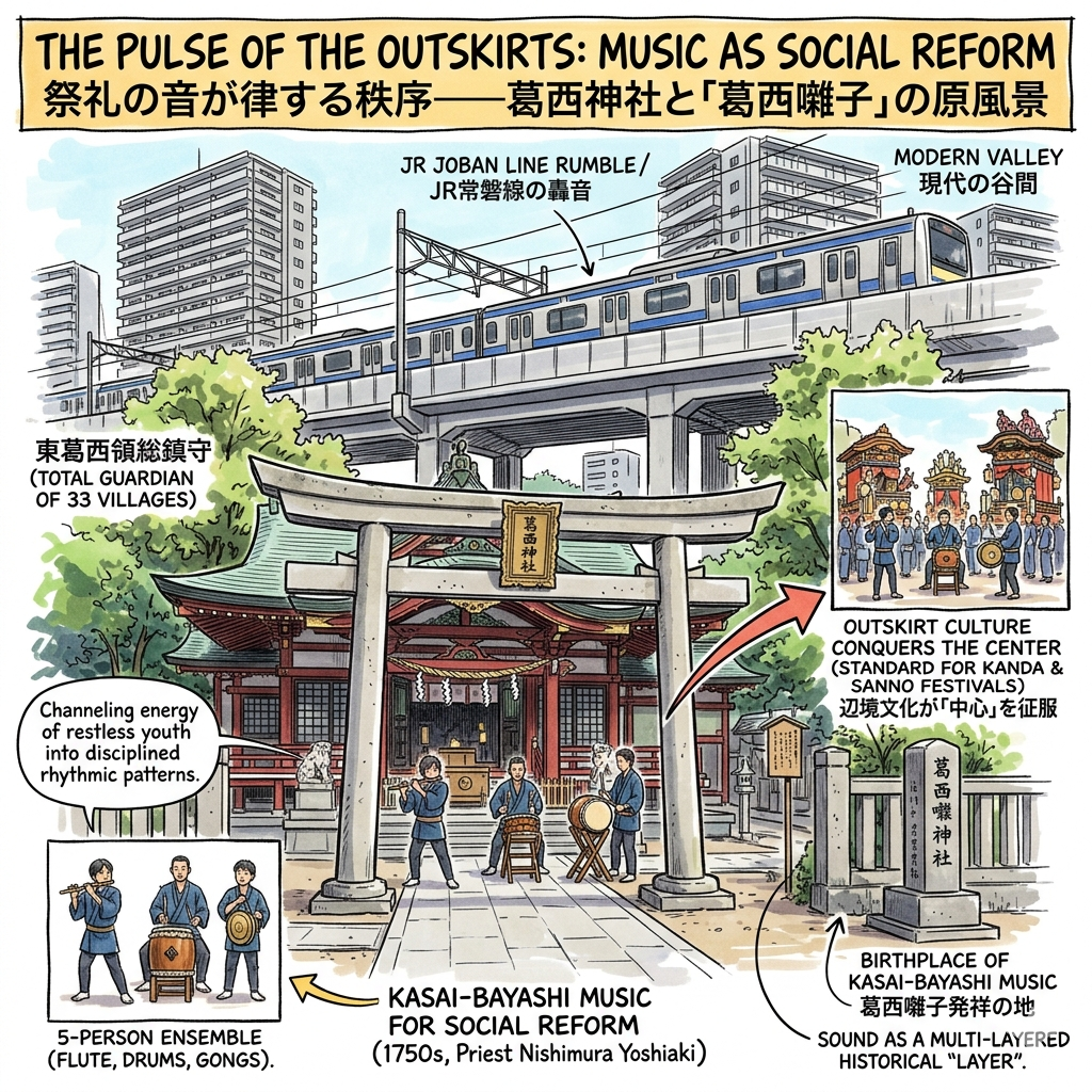 祭礼の音が律する秩序——葛西神社と「葛西囃子」の原風景