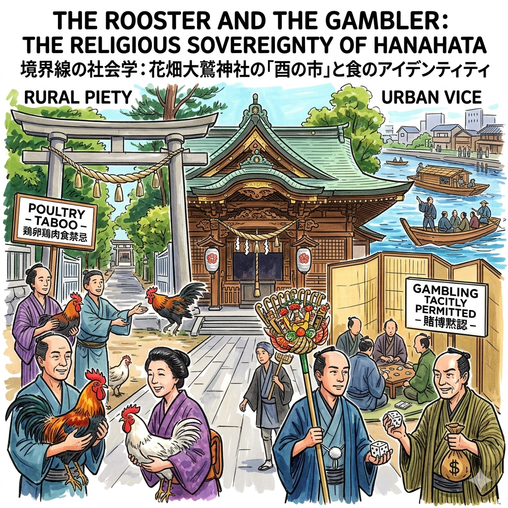 The Rooster and the Gambler: The Religious Sovereignty of Hanahata