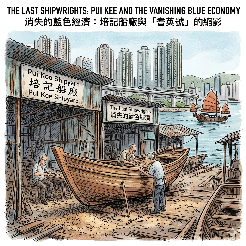 Le Crépuscule de l'Économie Bleue : Le Chantier Naval Pui Kee et l'Agonie du Bois