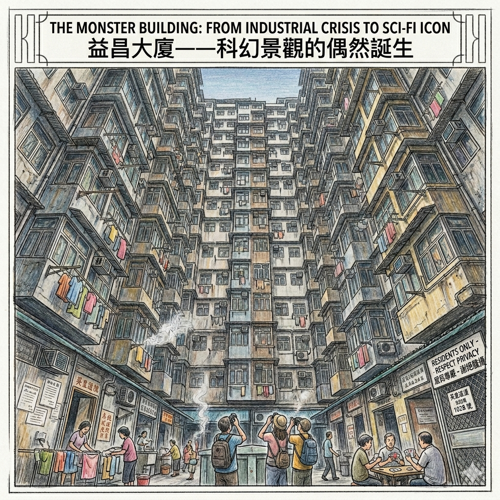 The Monster Building: From Industrial Crisis to Cyberpunk Icon
