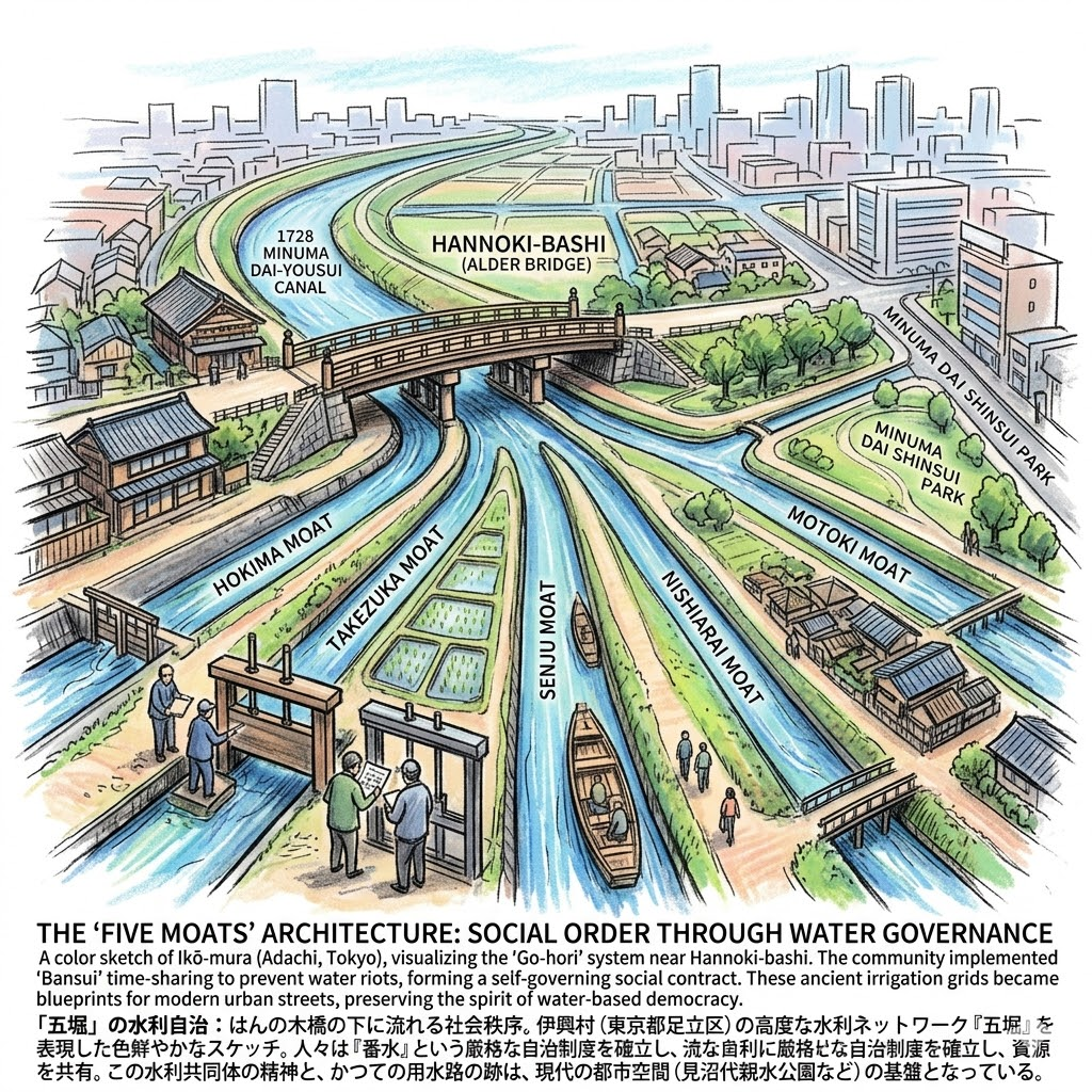 「五堀」的水利契約：見沼代用水下的社會秩序