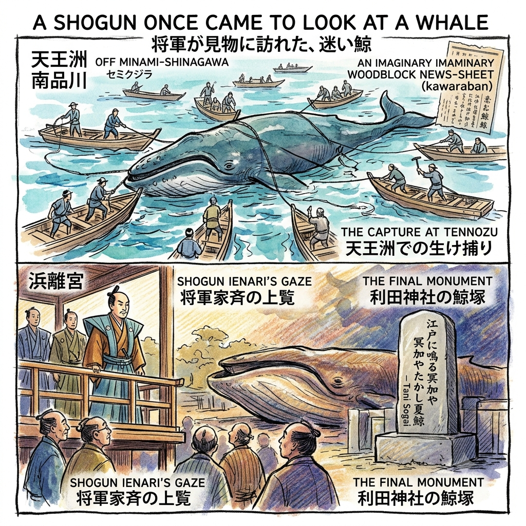 將軍曾經放下身段,去看一條迷路的鯨魚