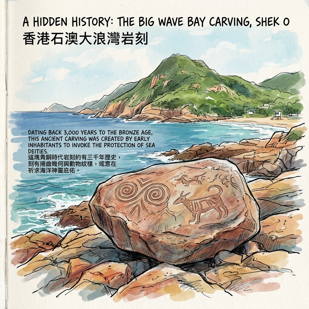 這塊石頭比所有香港歷史教科書都要老:大浪灣青銅時代岩刻