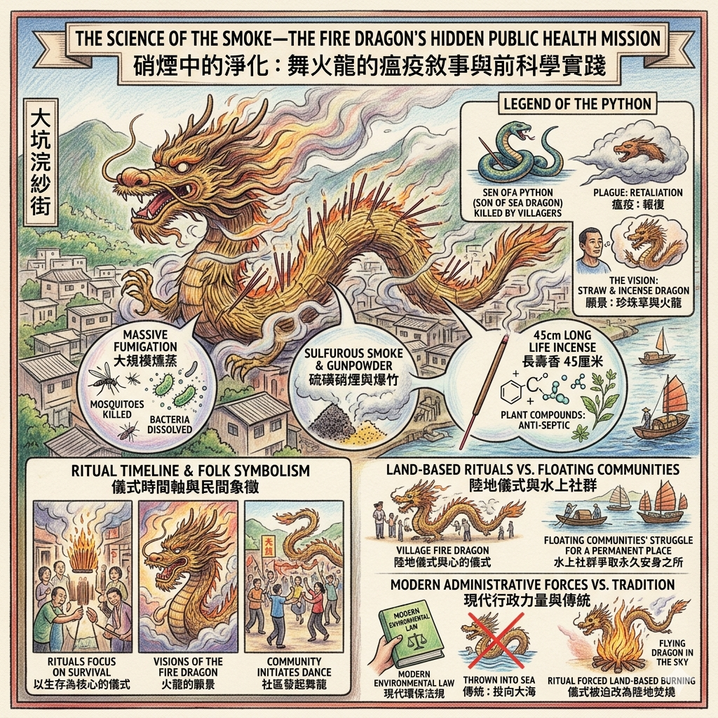 La Danse du Dragon de Feu : De la désinfection environnementale au mythe