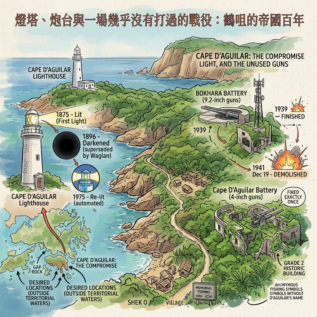 燈塔、炮台與一場幾乎沒有打過的戰役:鶴咀的帝國百年