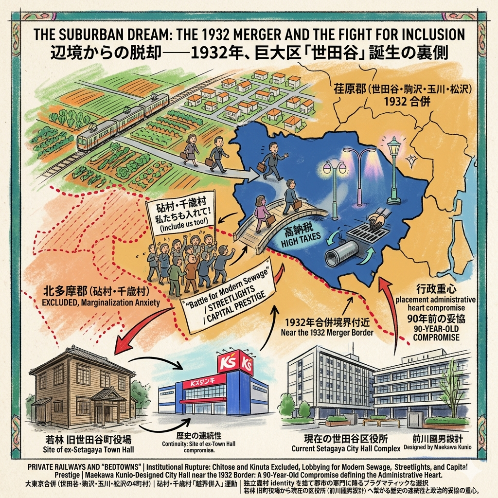 La naissance d'une identité suburbaine (La fusion de 1932/1936)