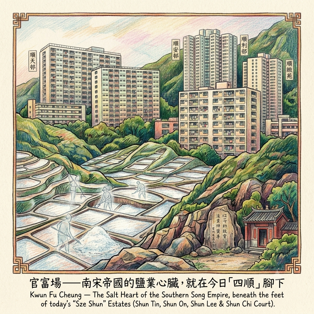 官富場——南宋帝國的鹽業心臟,就在今日「四順」腳下