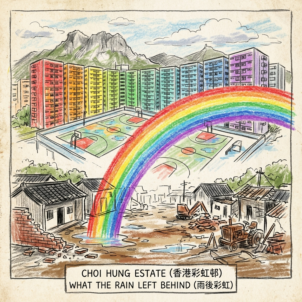 沙地園的消失與雨後彩虹的命名