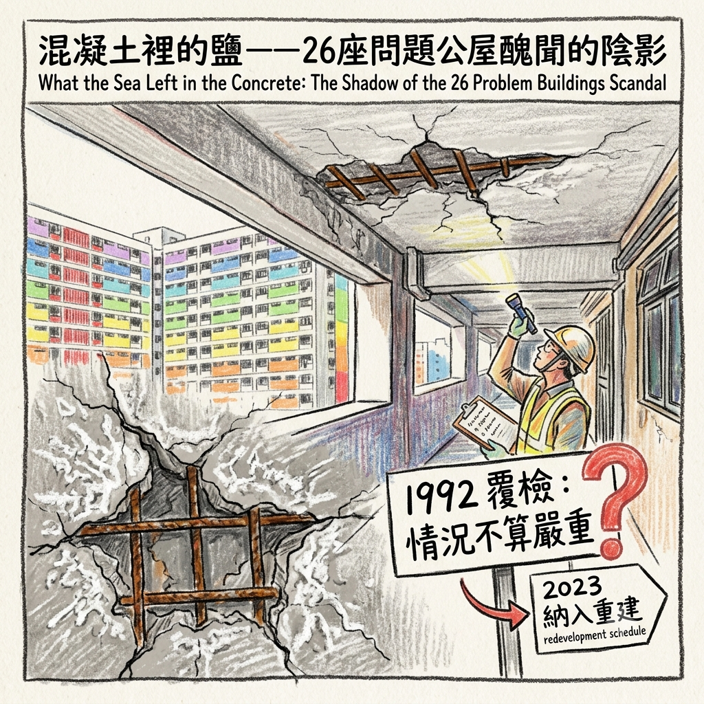 混凝土裡的鹽——26座問題公屋醜聞的陰影