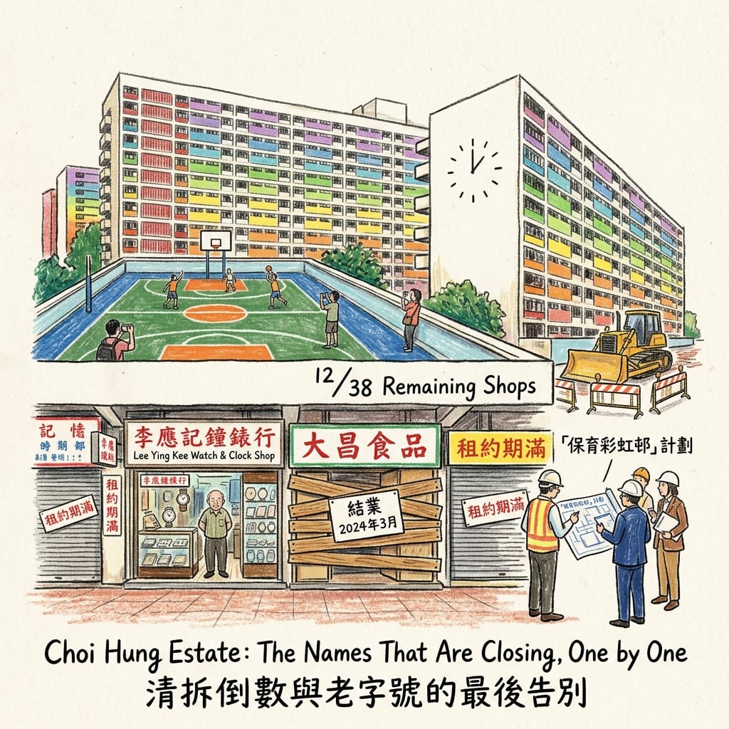 清拆倒數與老字號的最後告別