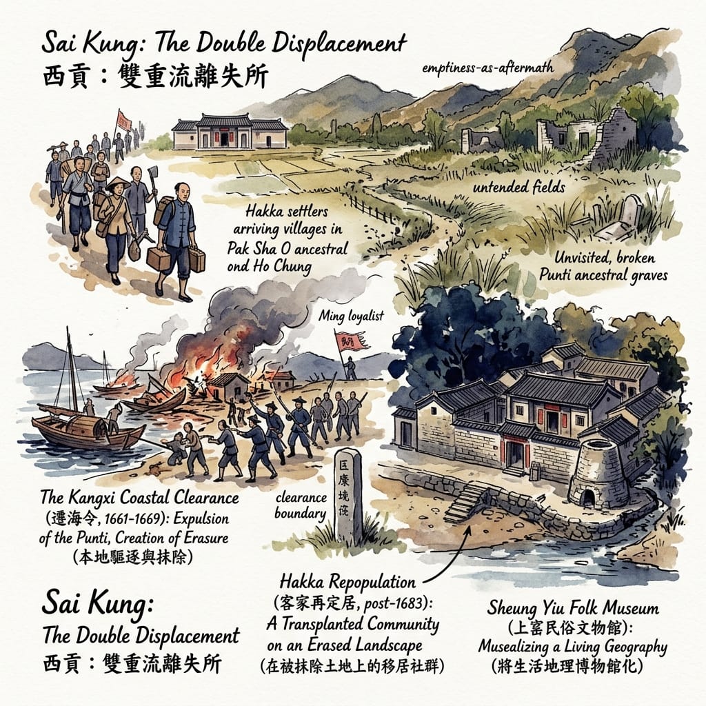 The First Refuge — The Qing Coastal Clearance and the Hakka Transplant