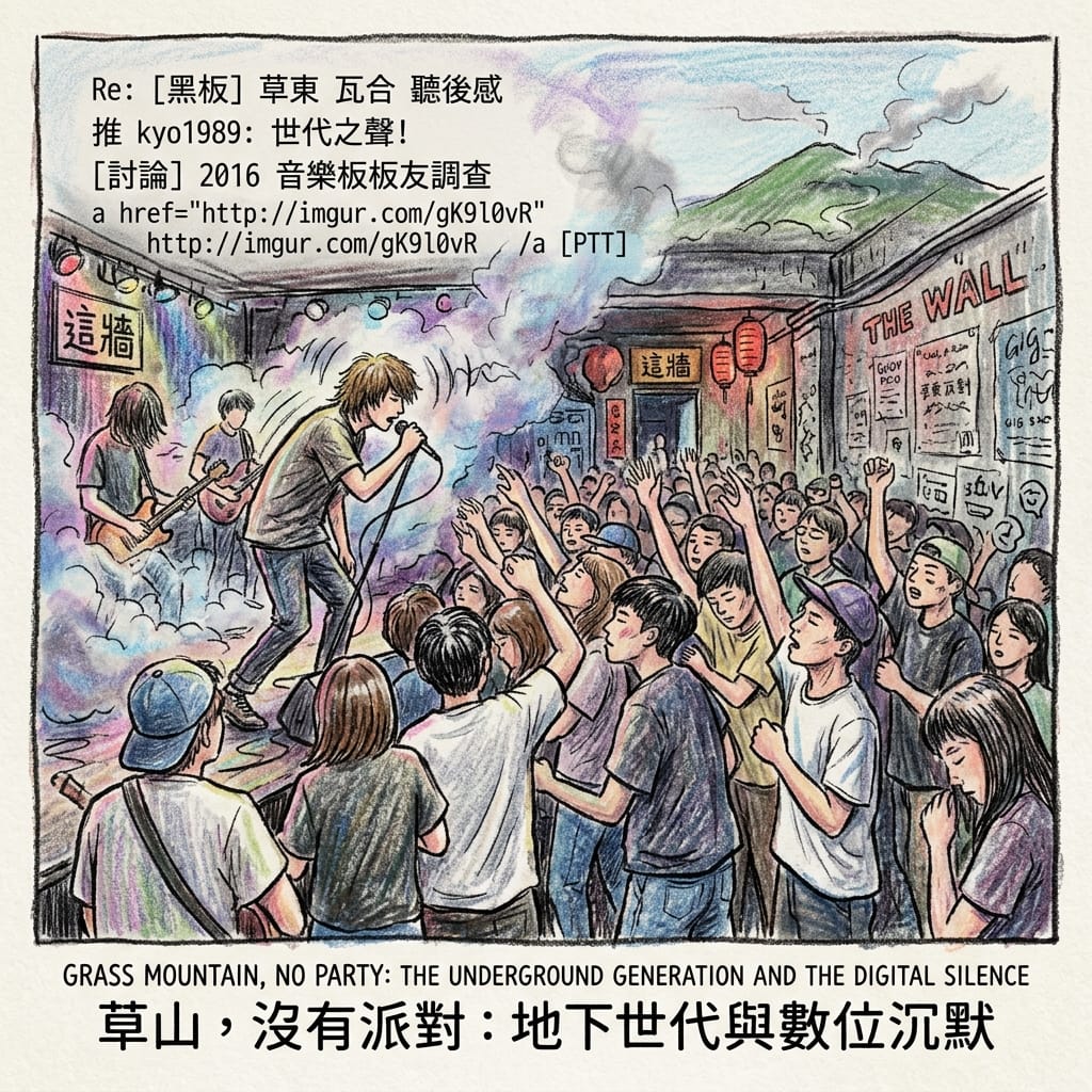 草山之東，無聲的派對：地下音樂世代的精神坐標