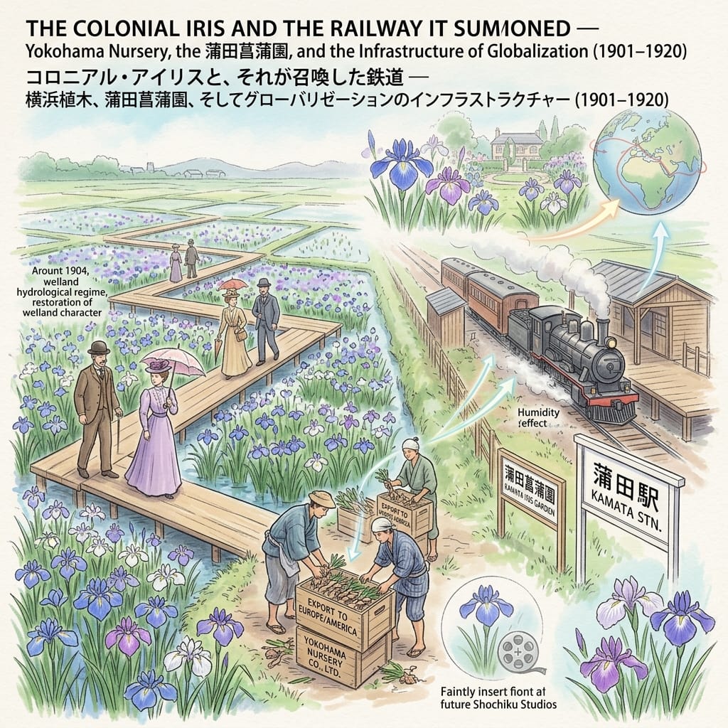 The Colonial Iris That Summoned a Railway