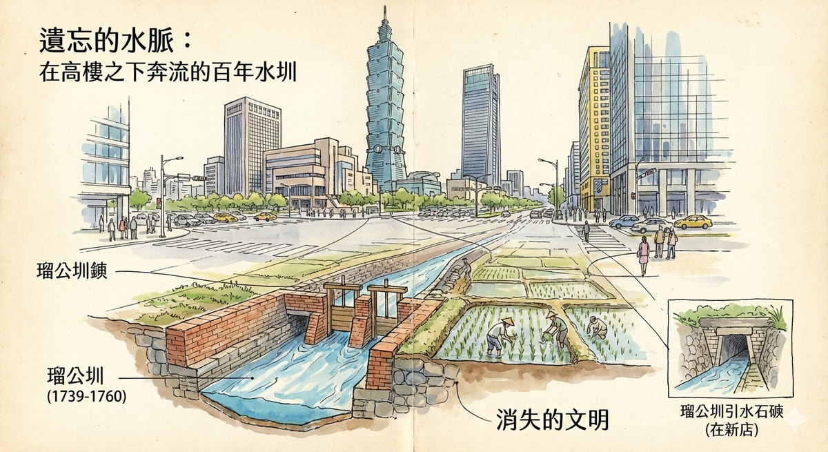 瑠公圳引水石硿 | 水痕地図ツアー