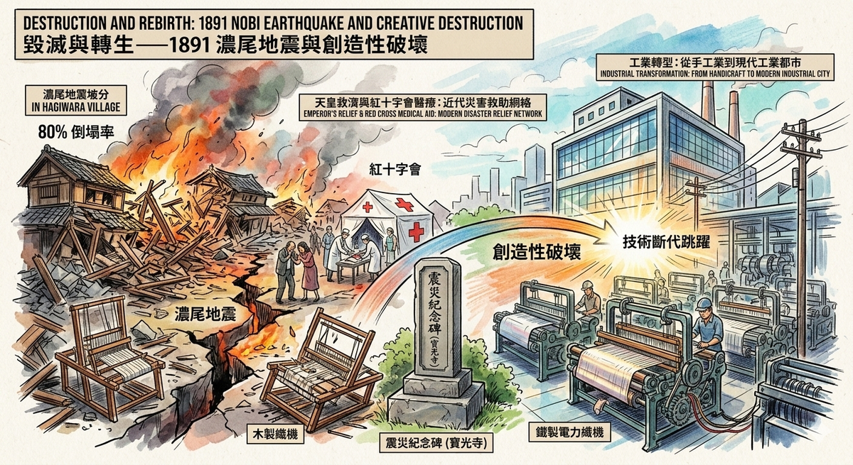 濃尾地震からの転生 — 破壊を糧にする「創造的破壊」