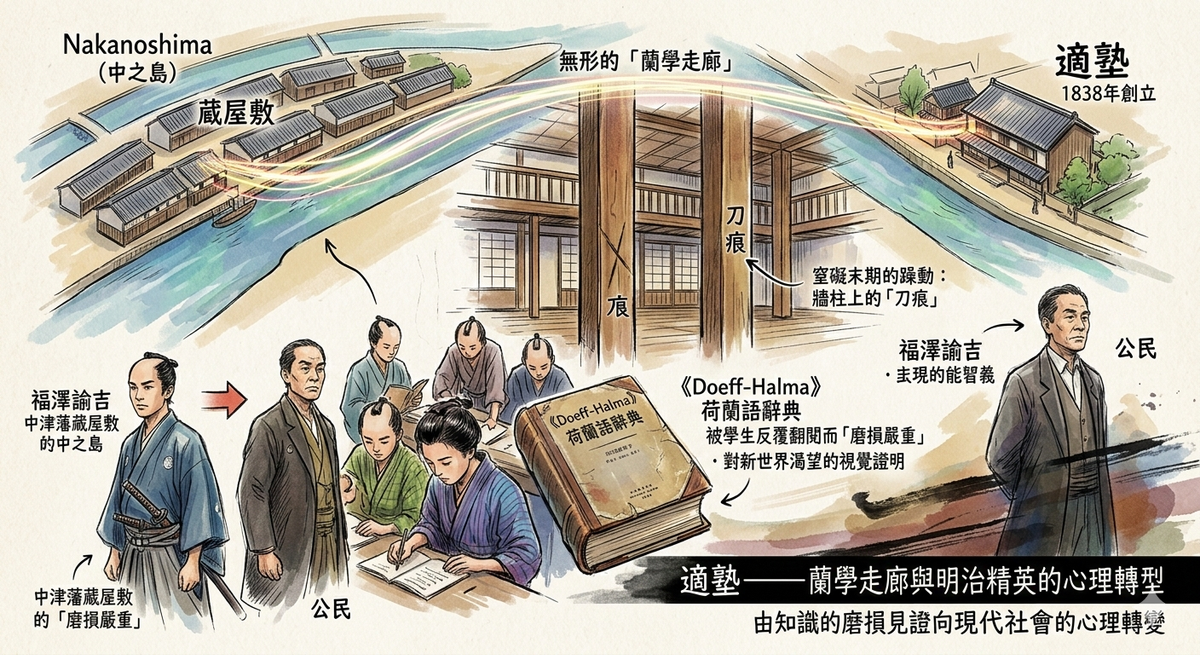 適塾——蘭學走廊與明治精英的心理轉型