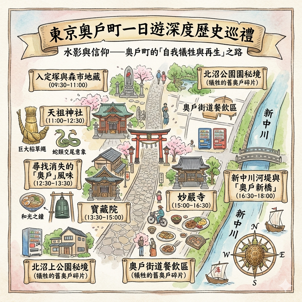 東京奧戶町一日遊行程