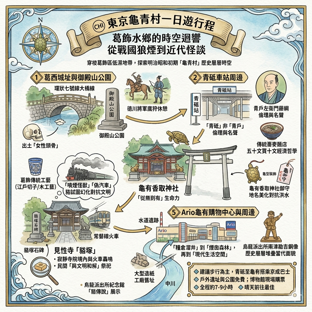 東京龜青村一日遊行程