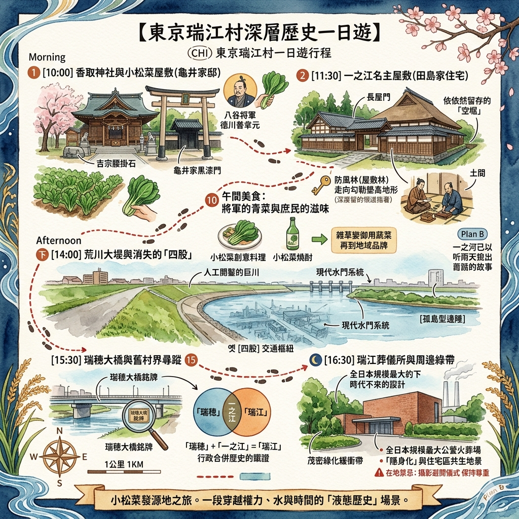 東京瑞江村一日遊行程