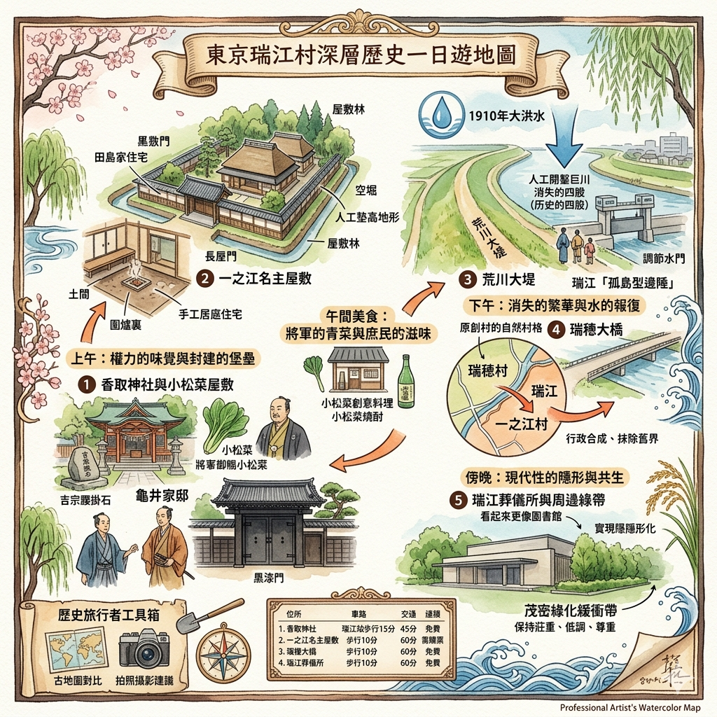 東京篠崎村一日遊行程