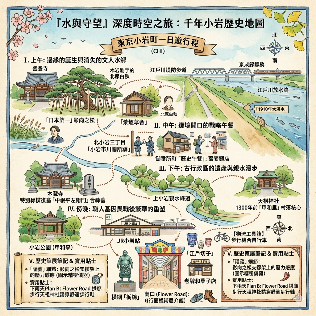 東京小岩町一日遊行程