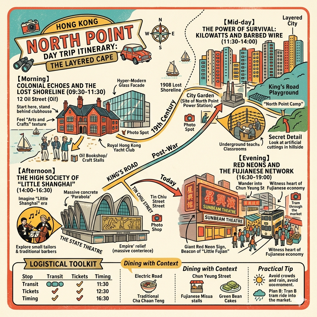 Hong Kong North Point Day Trip Itinerary