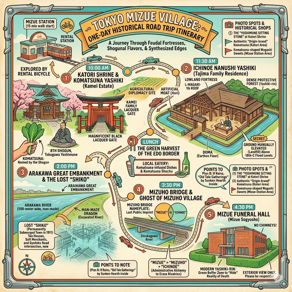 Tokyo Mizue Village one-day tour itinerary