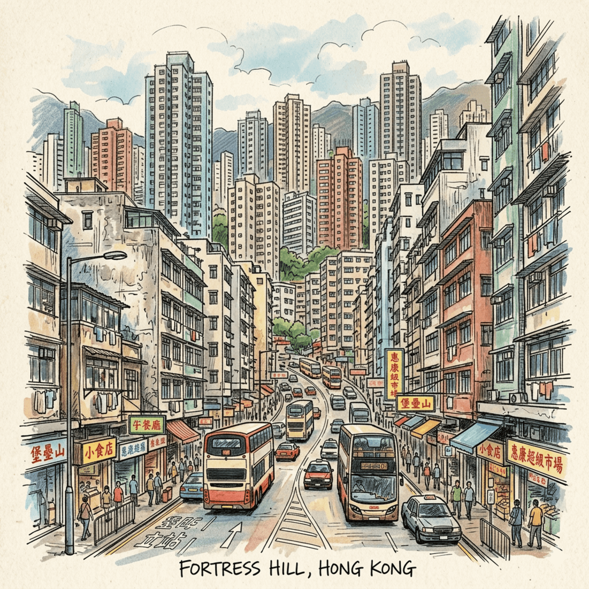 Fortress Hill 砲台山