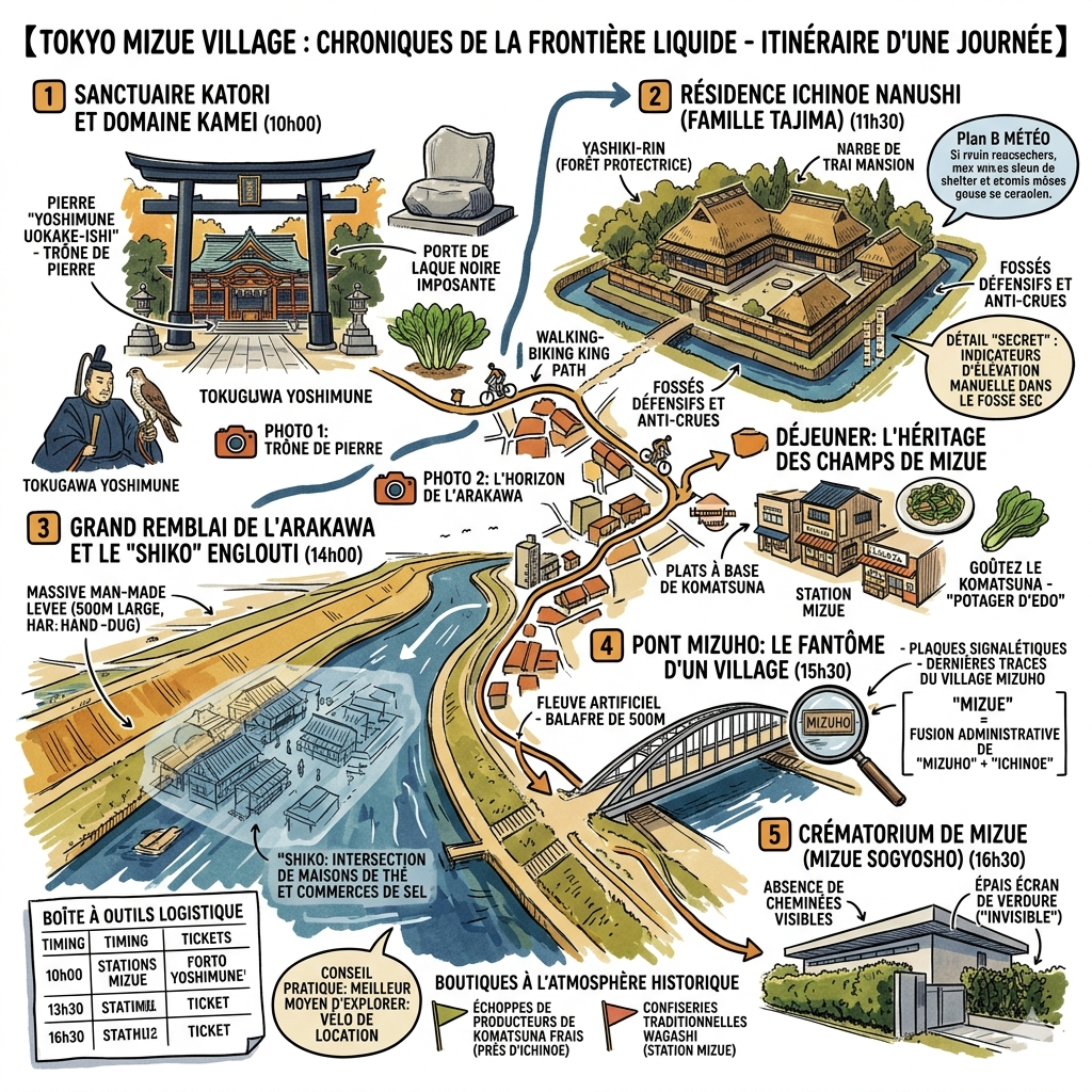(FRA) Balade Historique à Mizue – À la Découverte de l’Histoire Liquide et des Paysages Cachés de l'Est de Tokyo