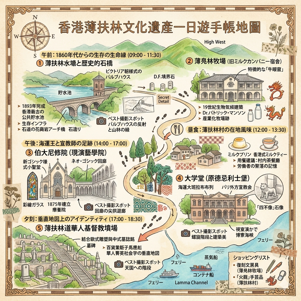 香港薄扶林日帰り旅行プラン