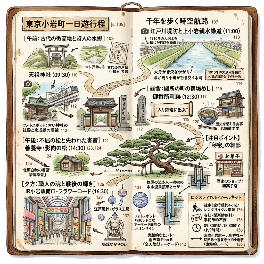 東京小岩町一日遊行程