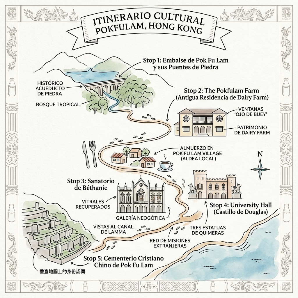 Itinerario de excursión de un día a Pok Fu Lam, Hong Kong