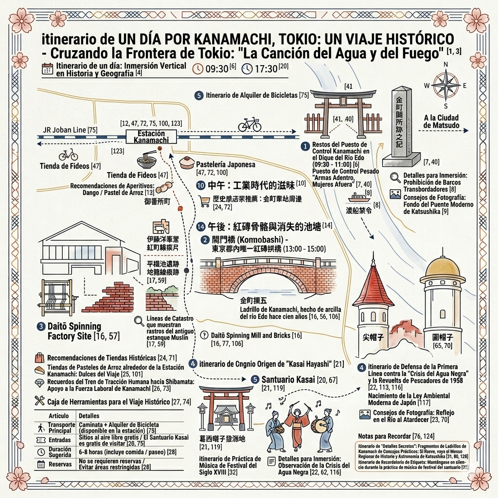 Itinerario de un día para el pueblo de Mizumoto, Tokio