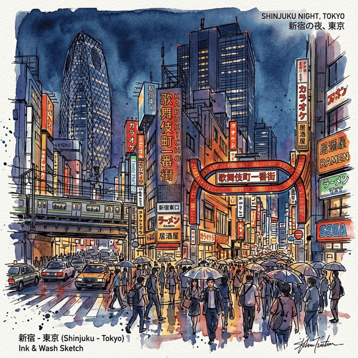 Shinjuku-chō 新宿町