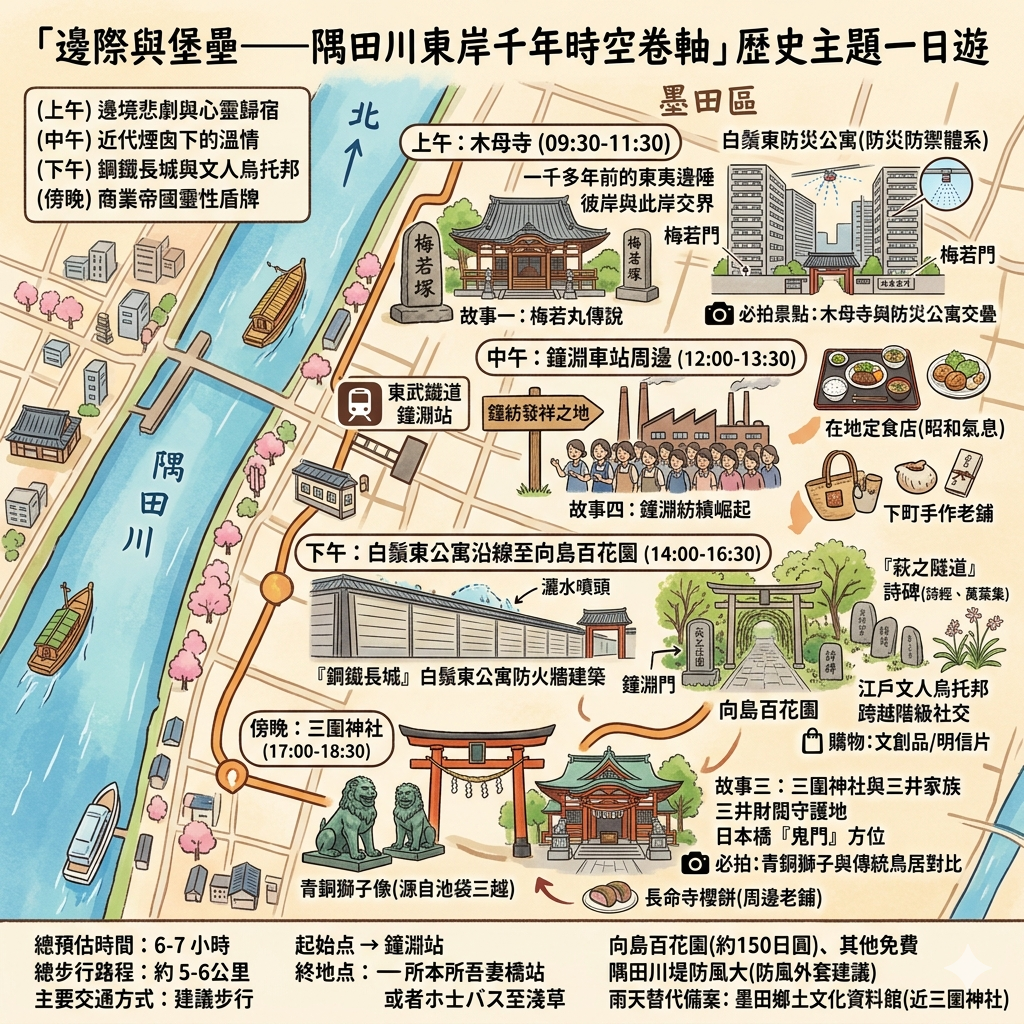 東京隅田町一日遊行程