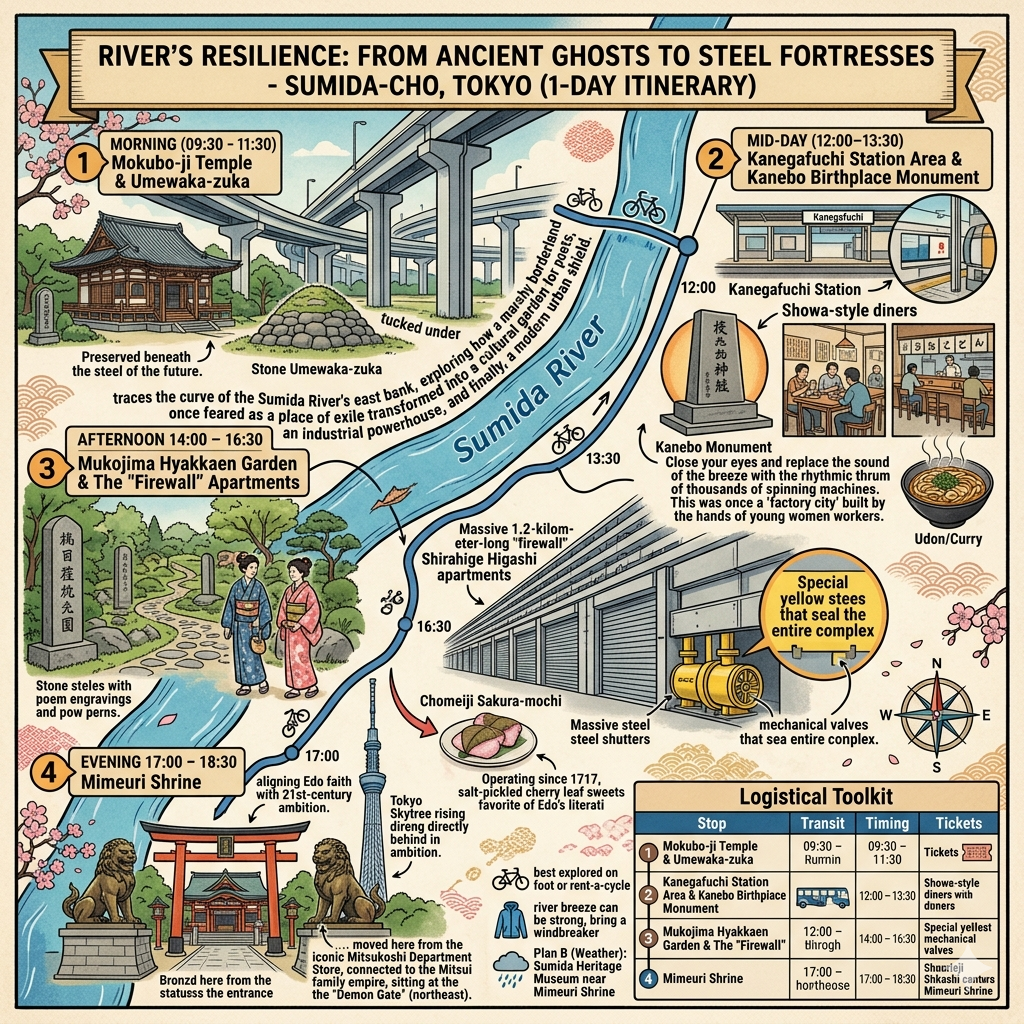 Tokyo Terajimacho one-day itinerary