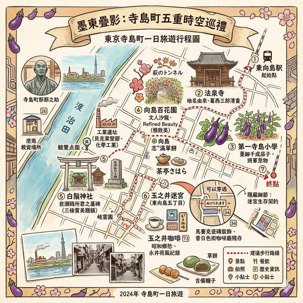 東京寺島町一日旅遊行程