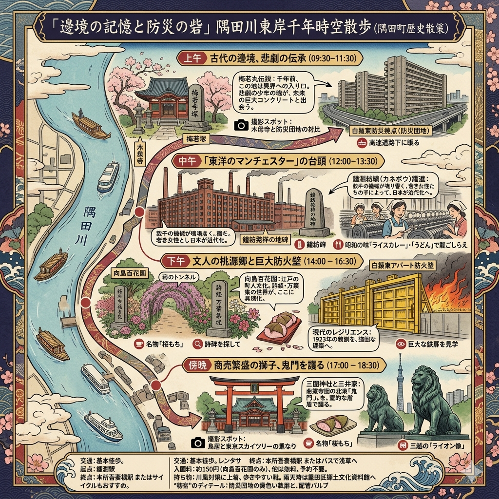 東京隅田町一日遊行程