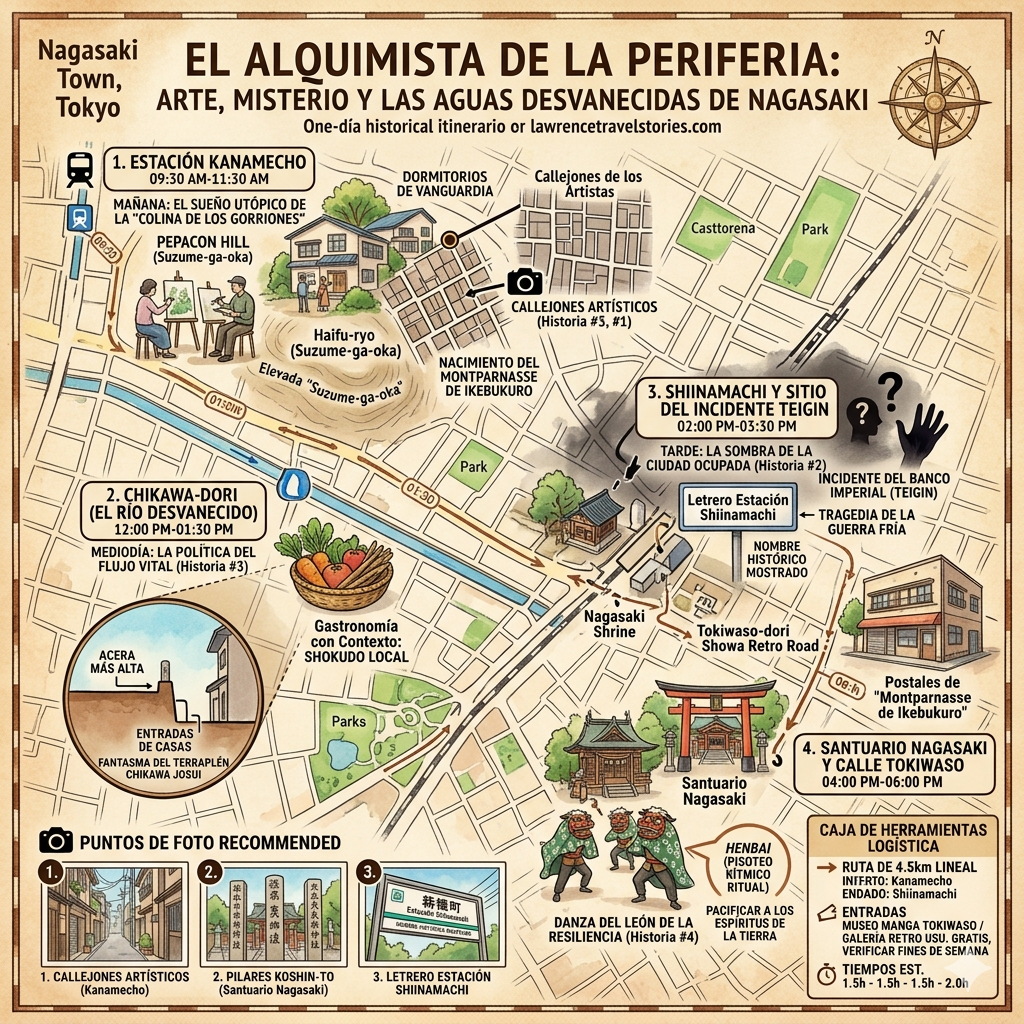 Itinerario de un día para visitar la ciudad de Nagasaki, Tokio