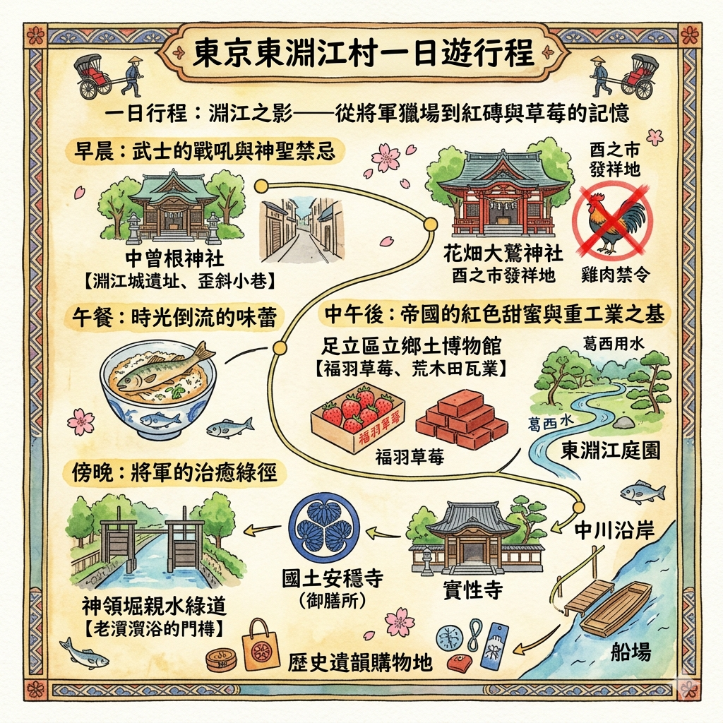 東京千住町一日旅遊行程