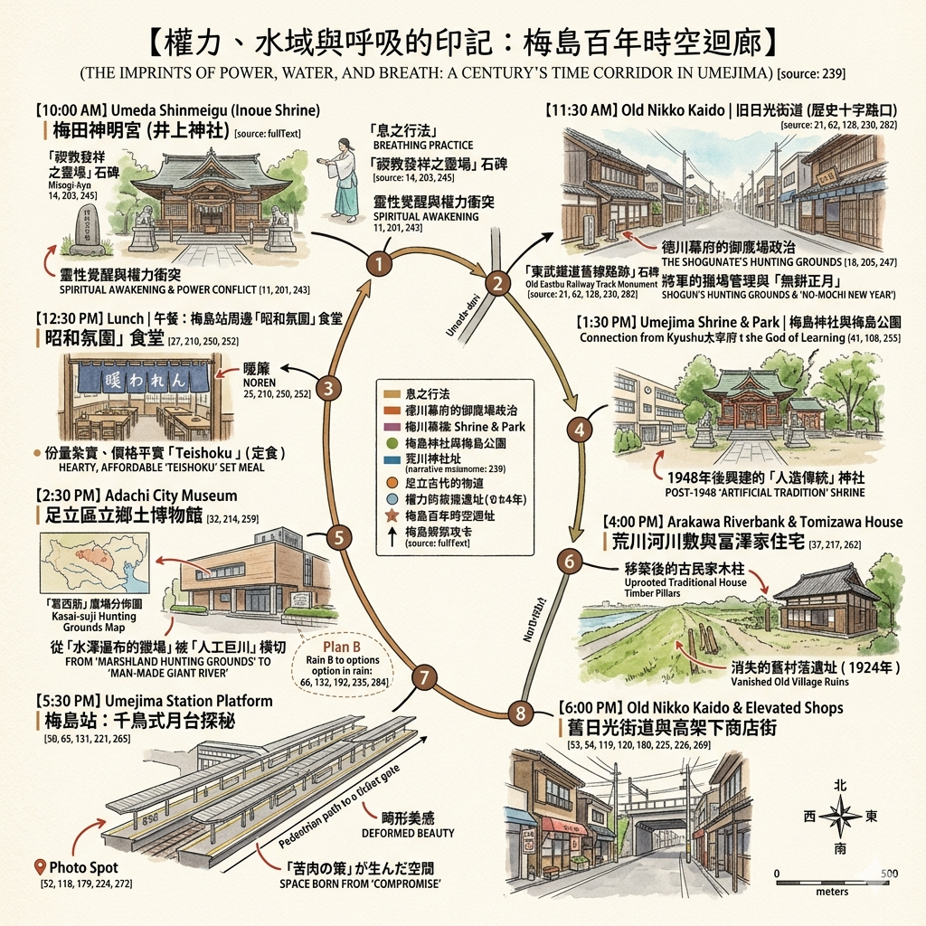 東京梅島町一日遊行程