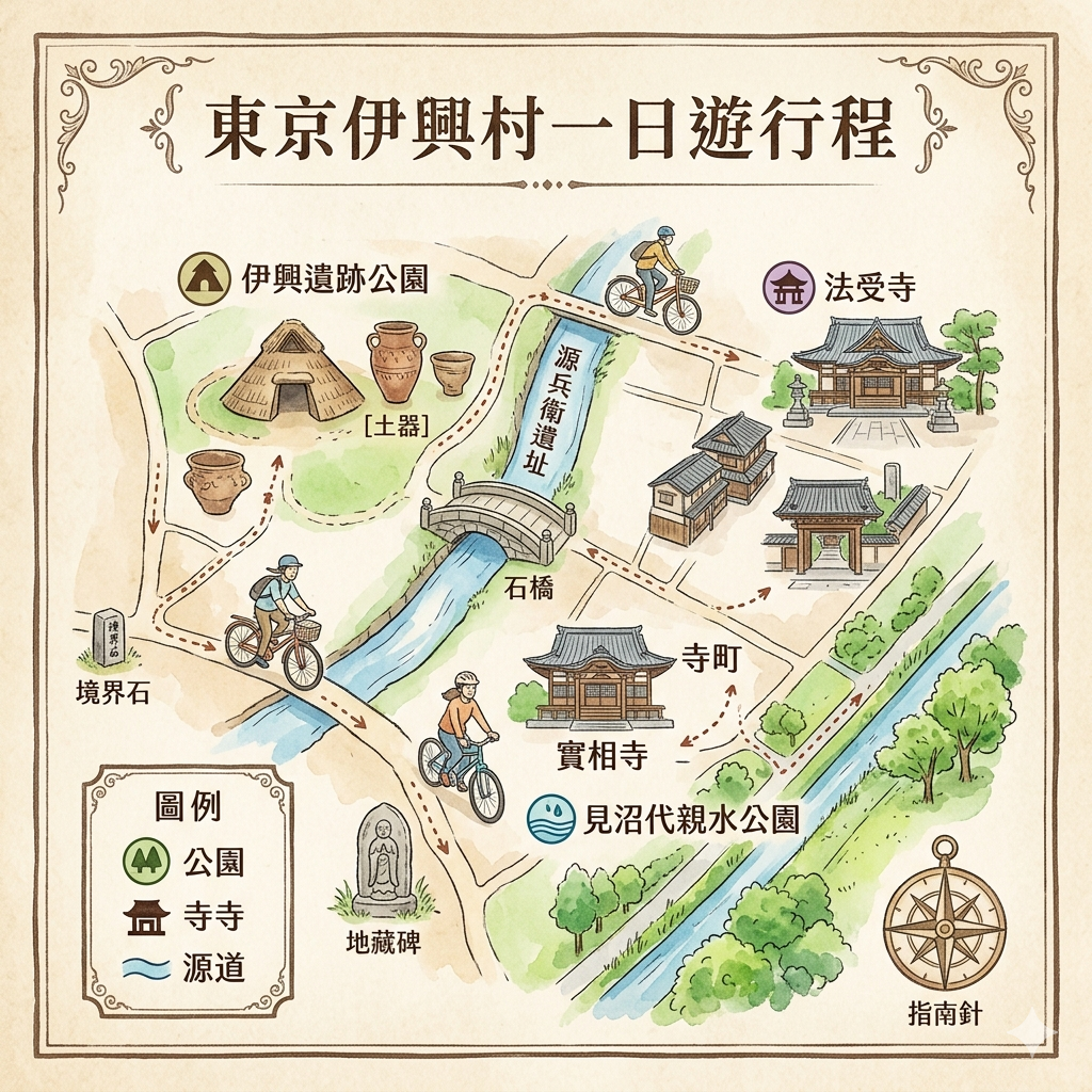 東京伊興村一日遊行程
