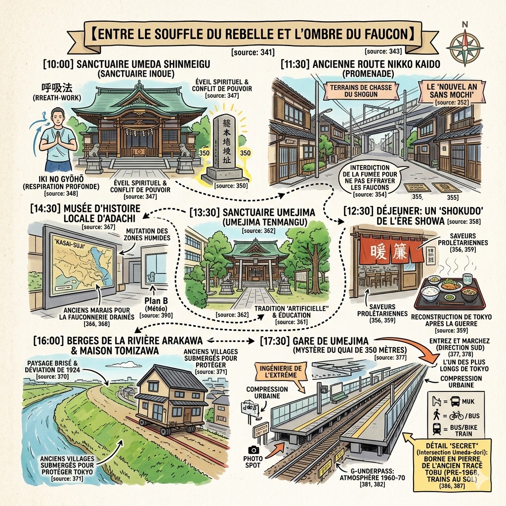 Un itinéraire d'une journée pour explorer Umejima-cho, à Tokyo