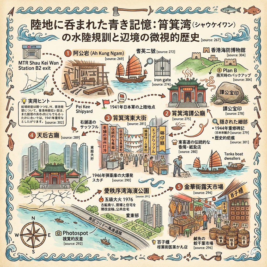 香港シャウケイワン 1 日ツアーの旅程